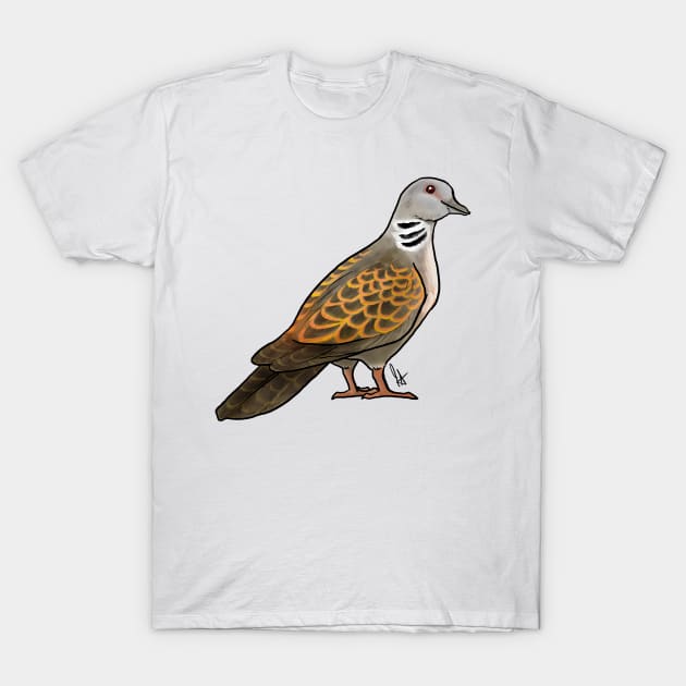 Bird - Dove - Turtledove T-Shirt by Jen's Dogs Custom Gifts and Designs